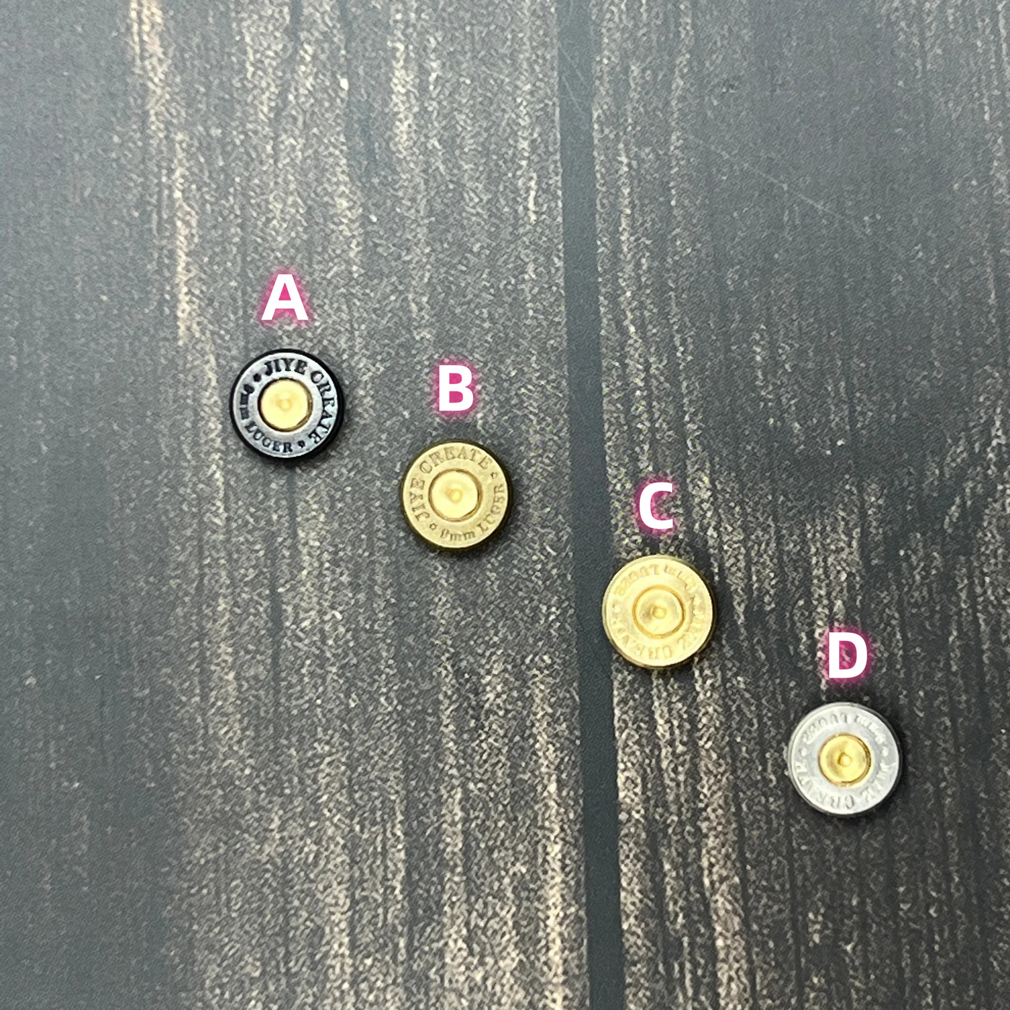 4 Kind Brass Bullet Primer Style Thumb Grip with Screw fixation For Leatherman Free P2 P4 T2 T4 Wave Plus Surge DIY Accessories