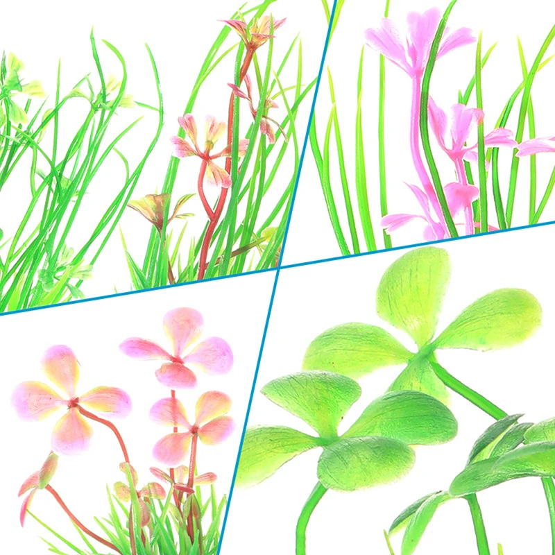 PVC Aquarium Decorative Simulation Artificial Leaves Plant Environmental Protection Materials Accessories