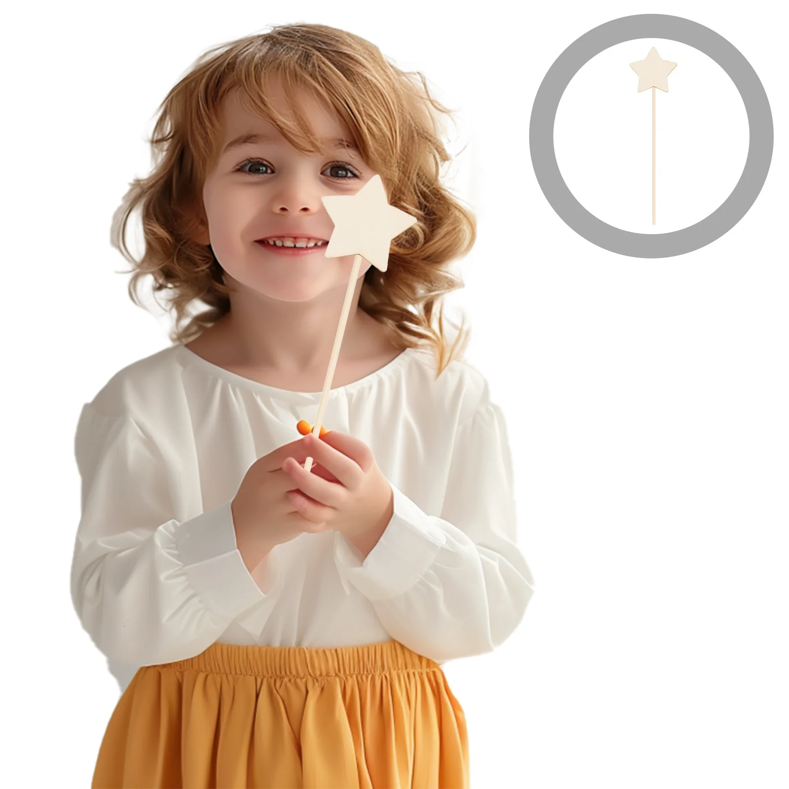 

15Pcs Wooden Fairy Wand DIY Blank Wands for Drawing Graffiti Art Project Creativity Development Birthday Party Decoration