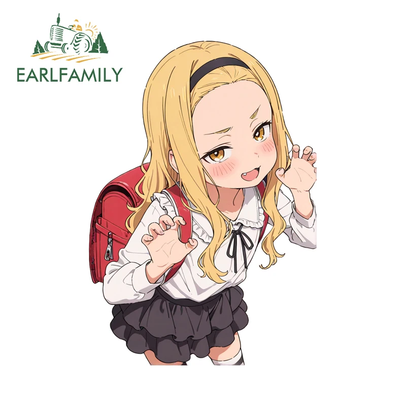 

EARLFAMILY Marina Kirazkaza Loli Автомобильные наклейки: креативные, индивидуальные, для маскировки царапин, простые аксессуары для авто