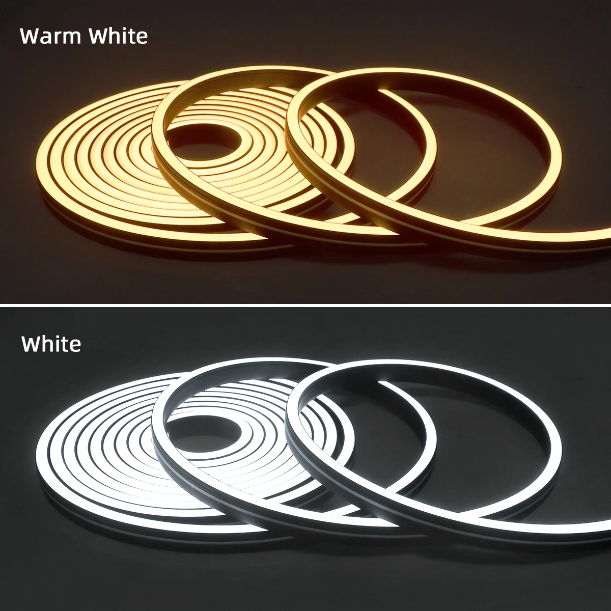 Touch Dimmable Black Gel LED Neon Light Strip DC 12V Flexible Room Decor Led Ribbon Lamp Kitchen Cabinet Wall Decoration