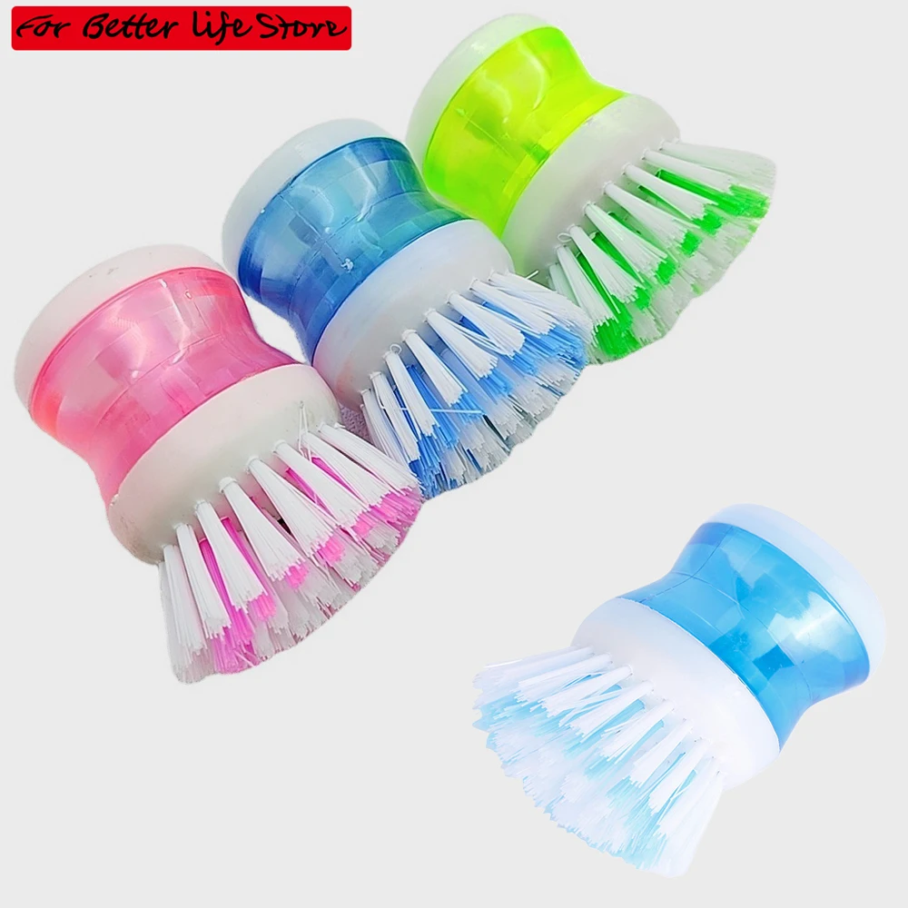 1 piece set of kitchen sink dishwashing brush washing utensils with automatic soap dispenser, household cleaning accessories