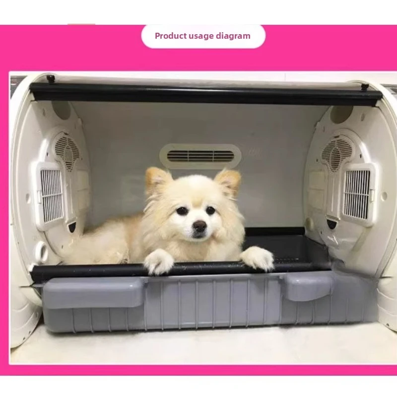 

Pet Oxygen Box Cage ICU Inpatient Cage Universal Constant Temperature Humidity Refrigeration Breeding for Dogs or Cats