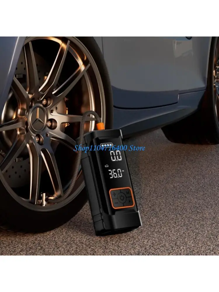 y1gd Digital Display Screen Tire Inflator for Car Bike Motorcycle Car Air Compressor