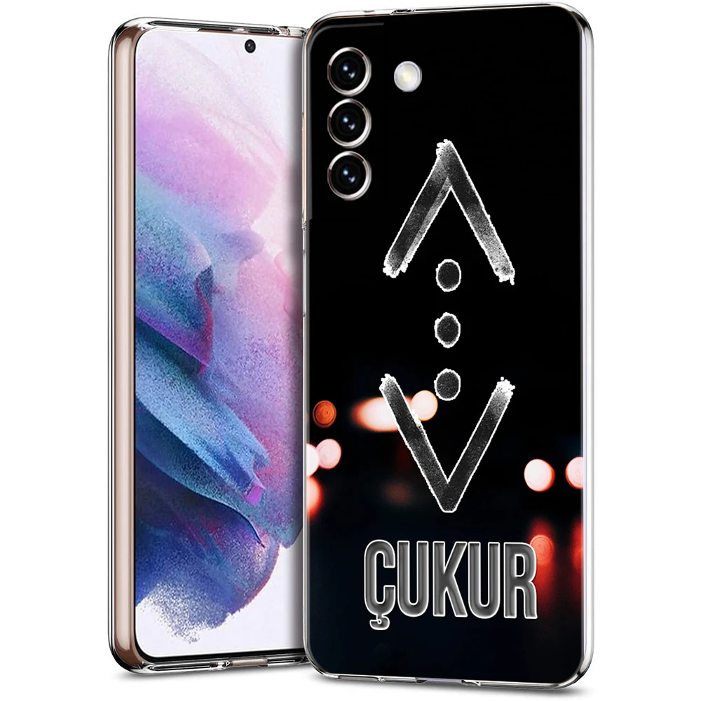 Turkey Cukur Show TV Transparent Cover for Samsung Galaxy S24 S23 S22 S20 S21 FE Ultra S24 S23 S10 S10E S9 S8 Plus 5G Phone Case