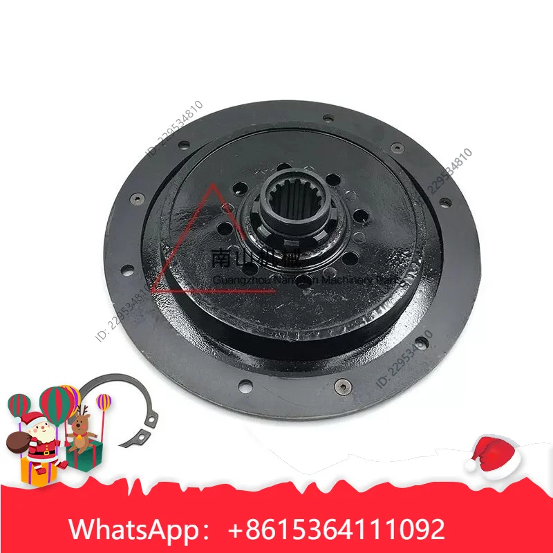 YC85-8 Hydraulic pump connecting plate assembly, coupling, connecting piece spline 15T tooth, excavator