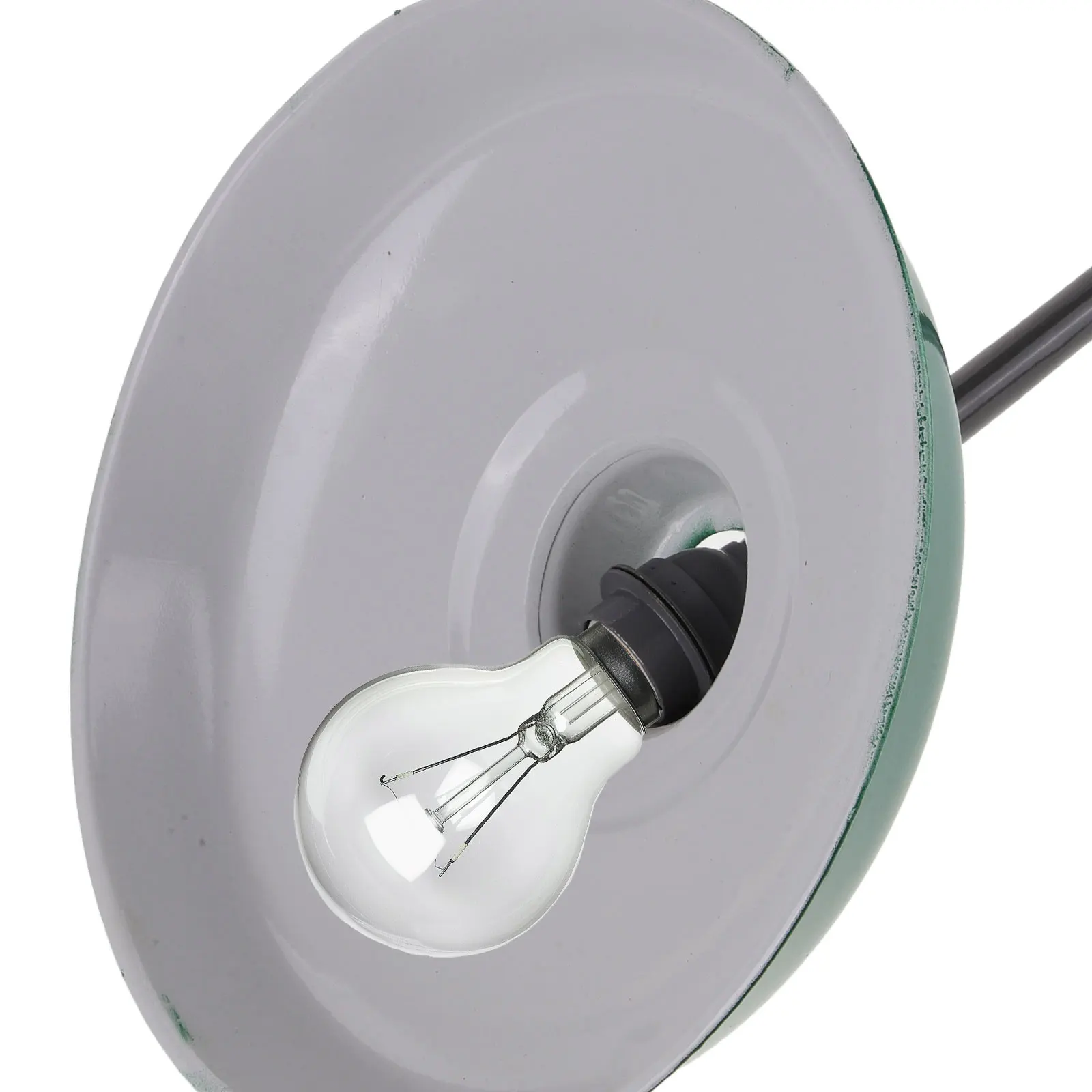 

Retro Green Enamel Lamp Shade Waterproof Protective Cover for Industrial Lamps Ceiling Shade Replacement Outdoor Light Cover