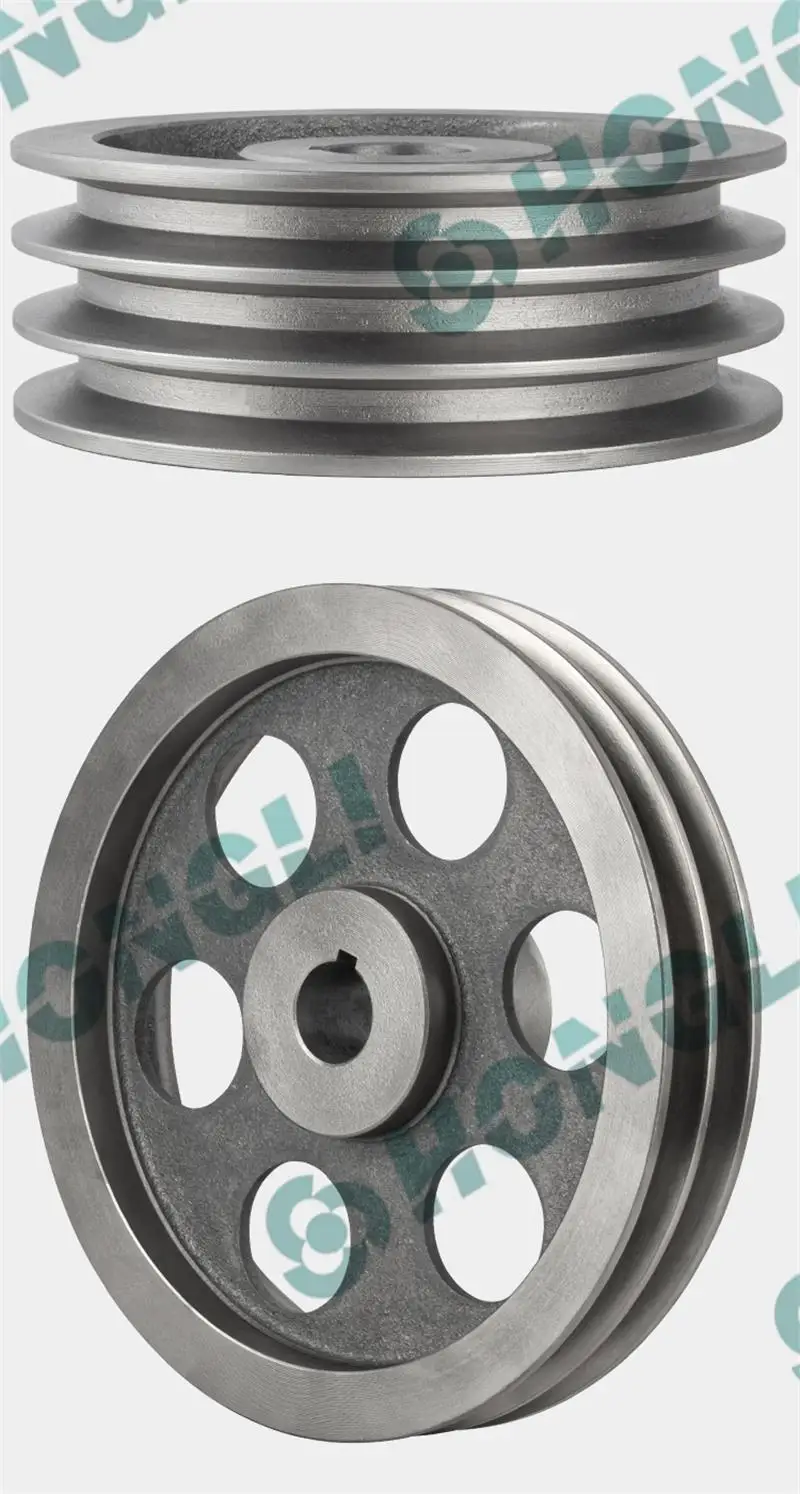 A3-300 V-belt pulley A-type three-groove 300mm cast iron motor belt pulley motor accessories