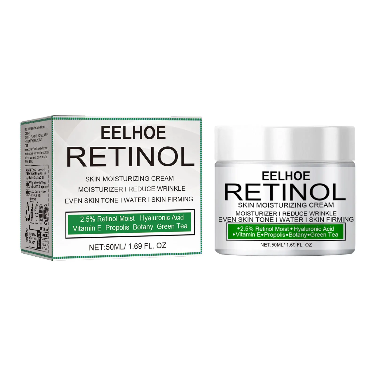 EELHOE レチノール引き締めクリームしわを軽減脇の下膝肘美白スキンケア製品ヒアルロン酸保湿クリーム