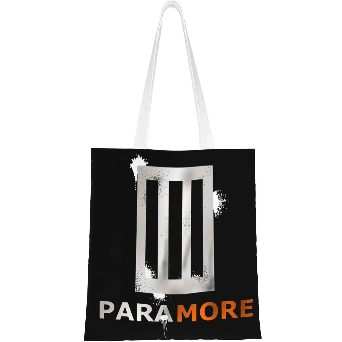 Donna uomo Paramore Band Tote Bags grande capacità nuova borsa della spesa Rock per borse da donna