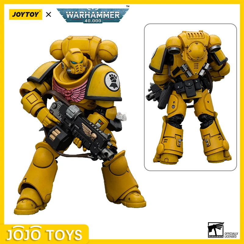 [In Stock] Action Figure 1/18 JOYTOY Warhammer 40K Imperial Fists Intercessors Anime Movability Model Collection Toys Gifts