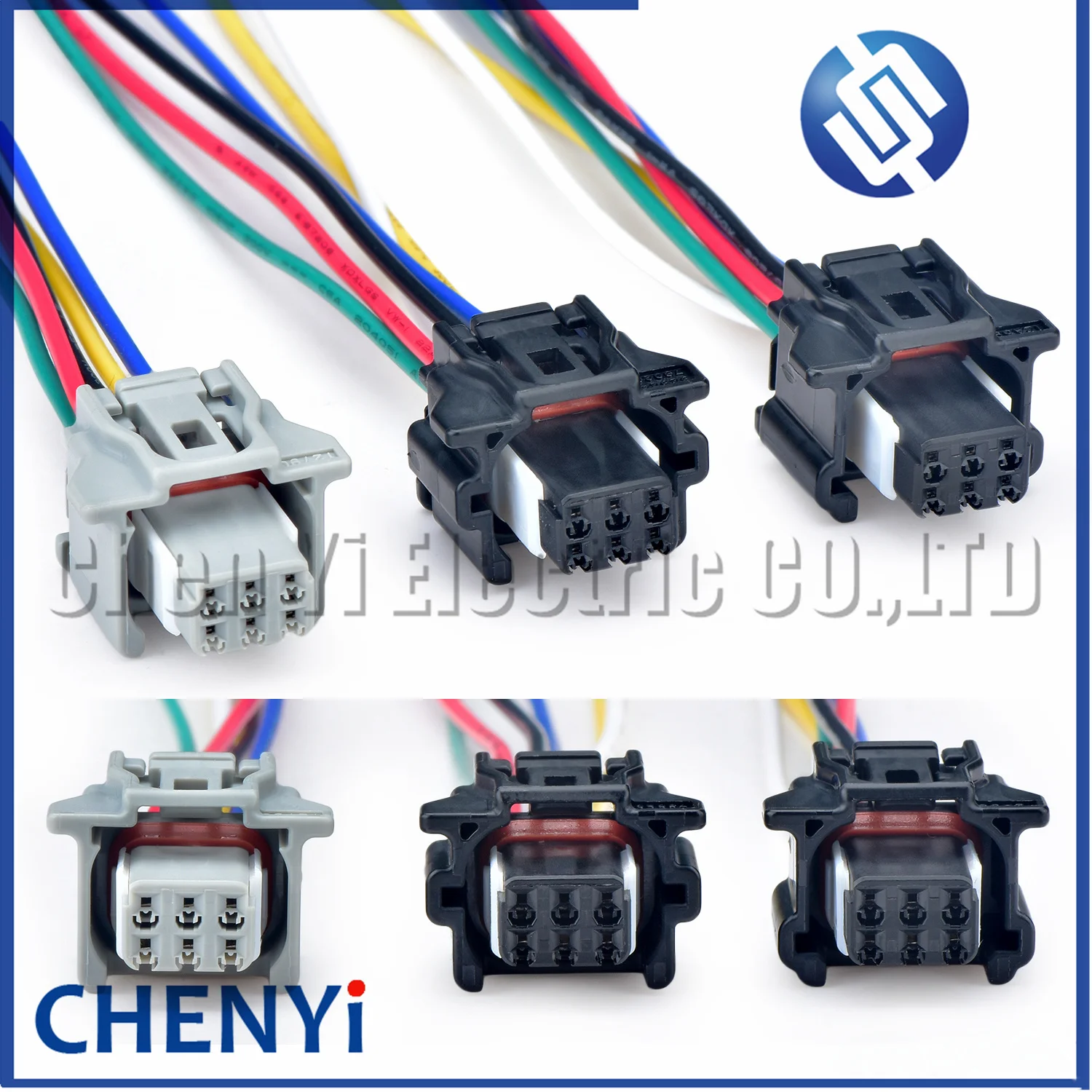 Conector automotivo de 6 pinos, radar de reversão para carro, câmera retrovisora, plugue 90980-12a59 90980-12790 82824-78020 para toyota