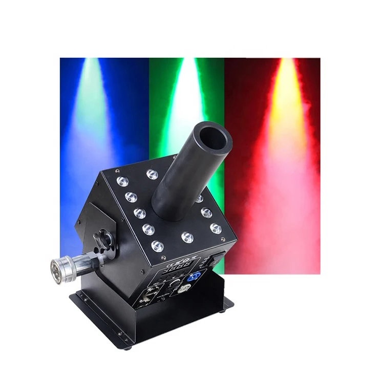 

12X3W Rgb Co2 дымовая машина, сценические эффекты, светодиодная Co2 струйная машина для диджея, дискотеки, свадьбы