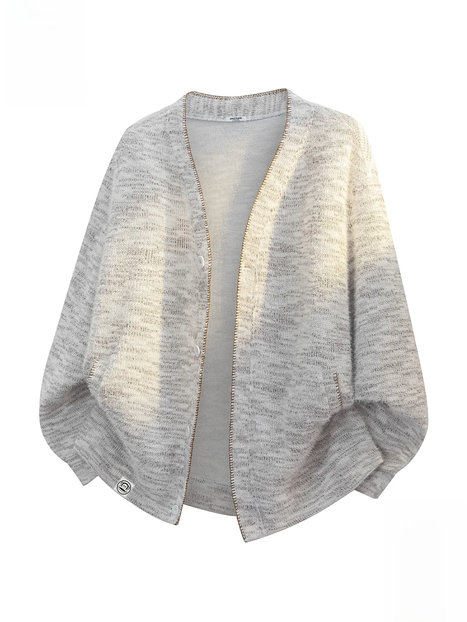 

PaulFrank Lazy Sle Men's Long Sve Sweatirt Cardigan Spring New Casual Loose Outerwear Polyester Fiber V-ne Button De...