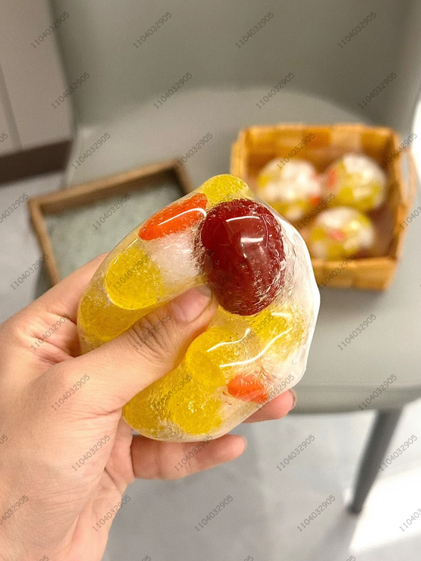 Balle anti-Stress aux fruits, balle molle façonnable, jouet Fidget, balle à presser sans rebond, jouets sensoriels Anti-Stress ASMR pour enfants et adultes