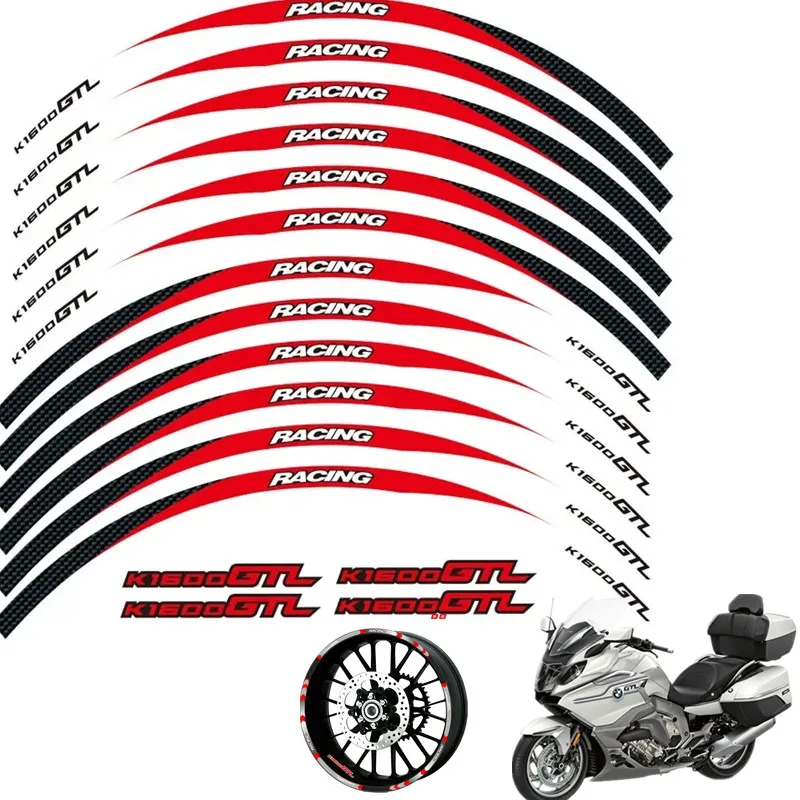 

Запчасти для мотоциклов BMW K1600GTL K1600GT, контурное колесо декоративная переводная наклейка-A