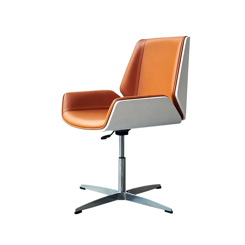 !@Factory Direct Sale Simple Leather High-backed Office Computer Chair Home Leisure Chair Lift