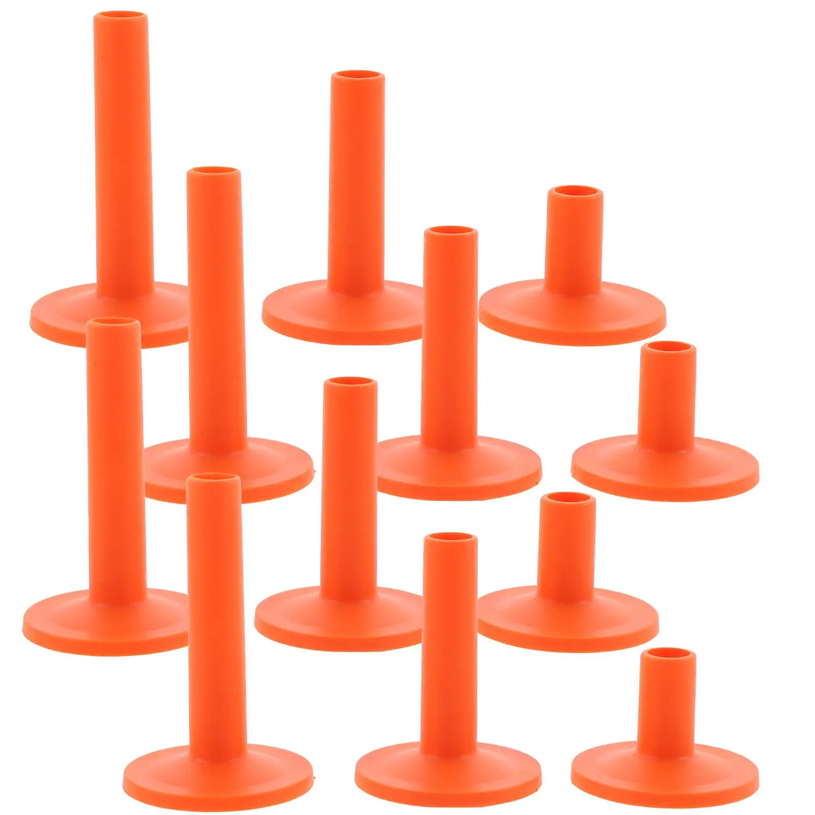 

12 Pcs Sleeves Drum Kit Accessories Blue Plastic Stand 6 2CM 5CM 2 8CM High Protective Cymbal Accessories Instrument