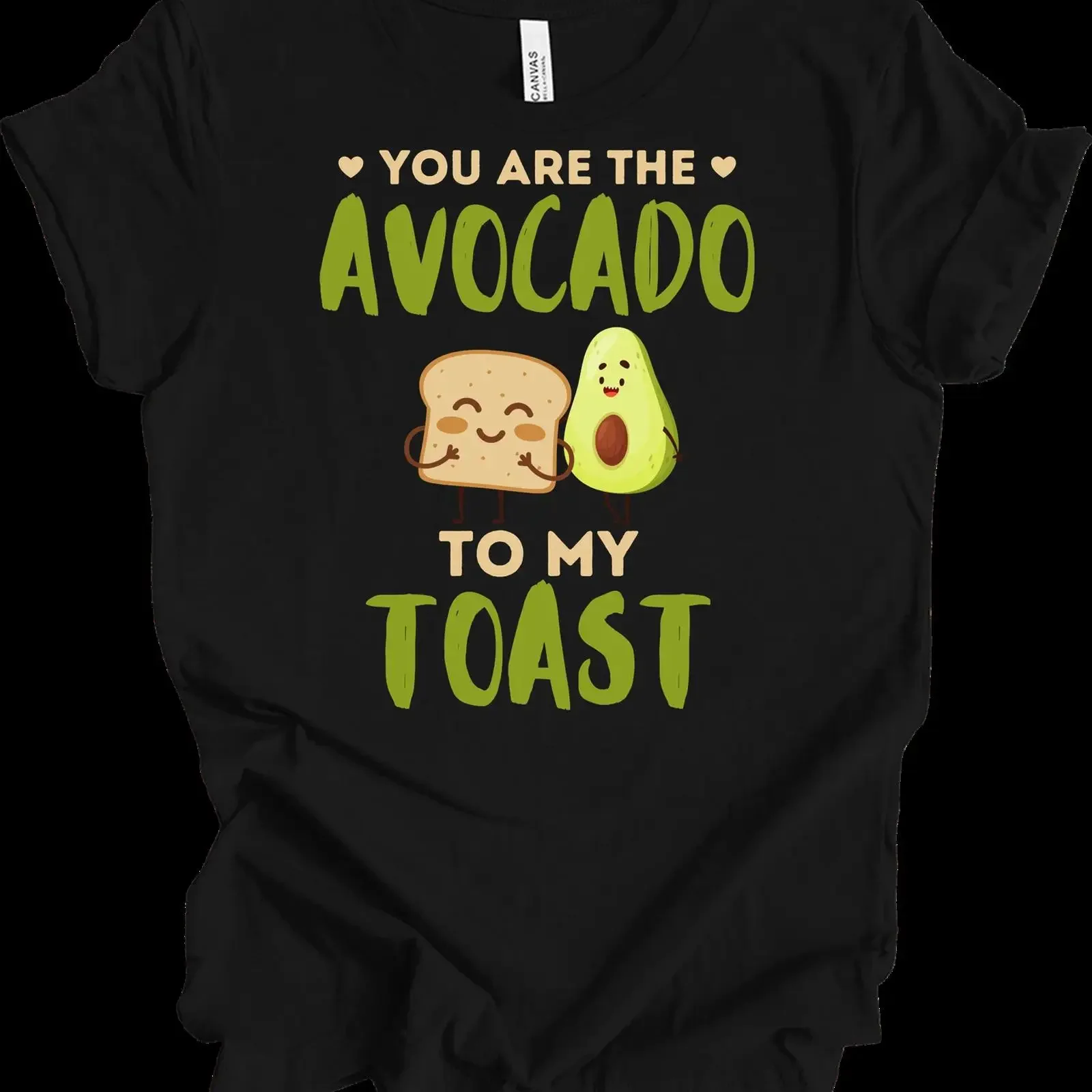 You Are The Avocado To My ToasT T Shirt Funny Couple Cute Foodie Toas vintage Washed Comfortable Versatile graphic fashion