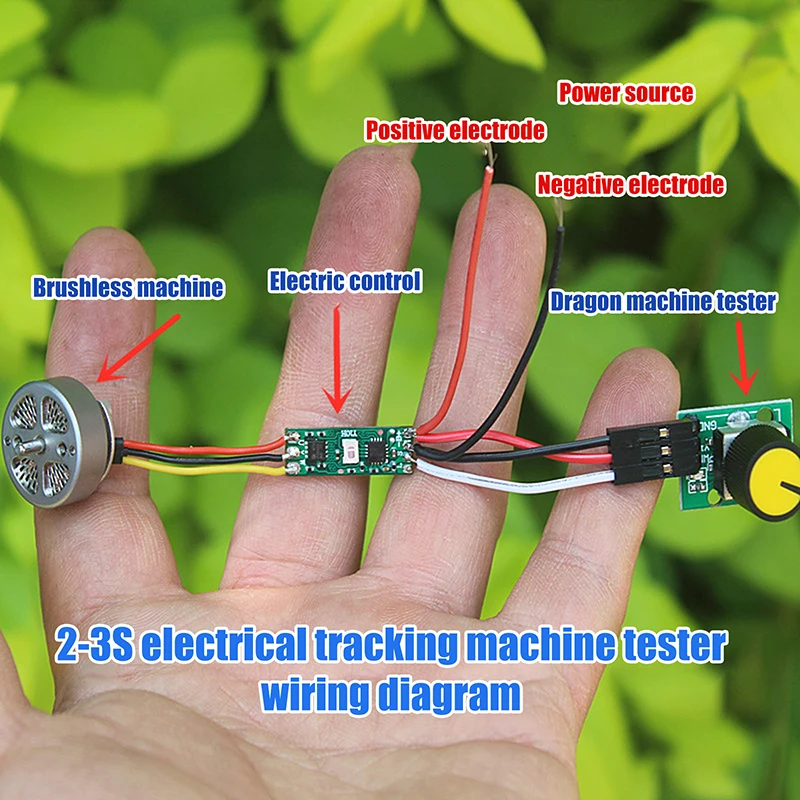 1PC Aircraft Model Brushless Electric Regulator Module Mini 2S 7A-15A Brushless Motor Driver Board