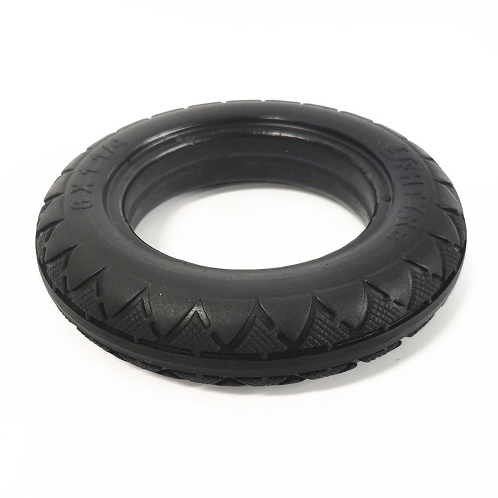 Wheel Solid Tire 6X1 1/4 Accessories Black Rubber Spare Parts For Folding Bicycle for mini Electric Car High Quality