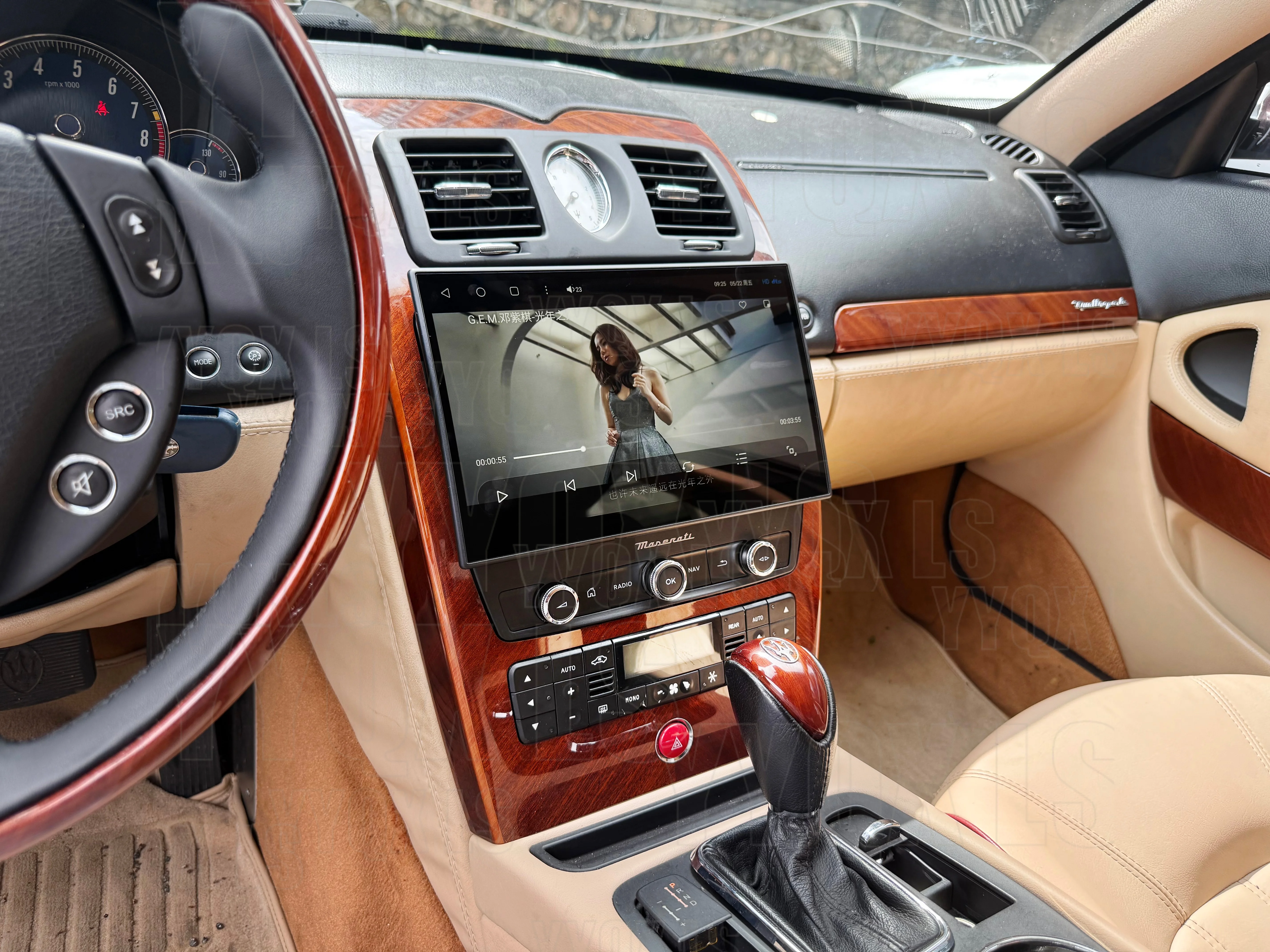 11.6” Andriod 13 Car Radio For Maserati Quattroporte 2007-2012 GPS Navigation Multimedia Player Carplay Unit AI WIFI Screen DSP