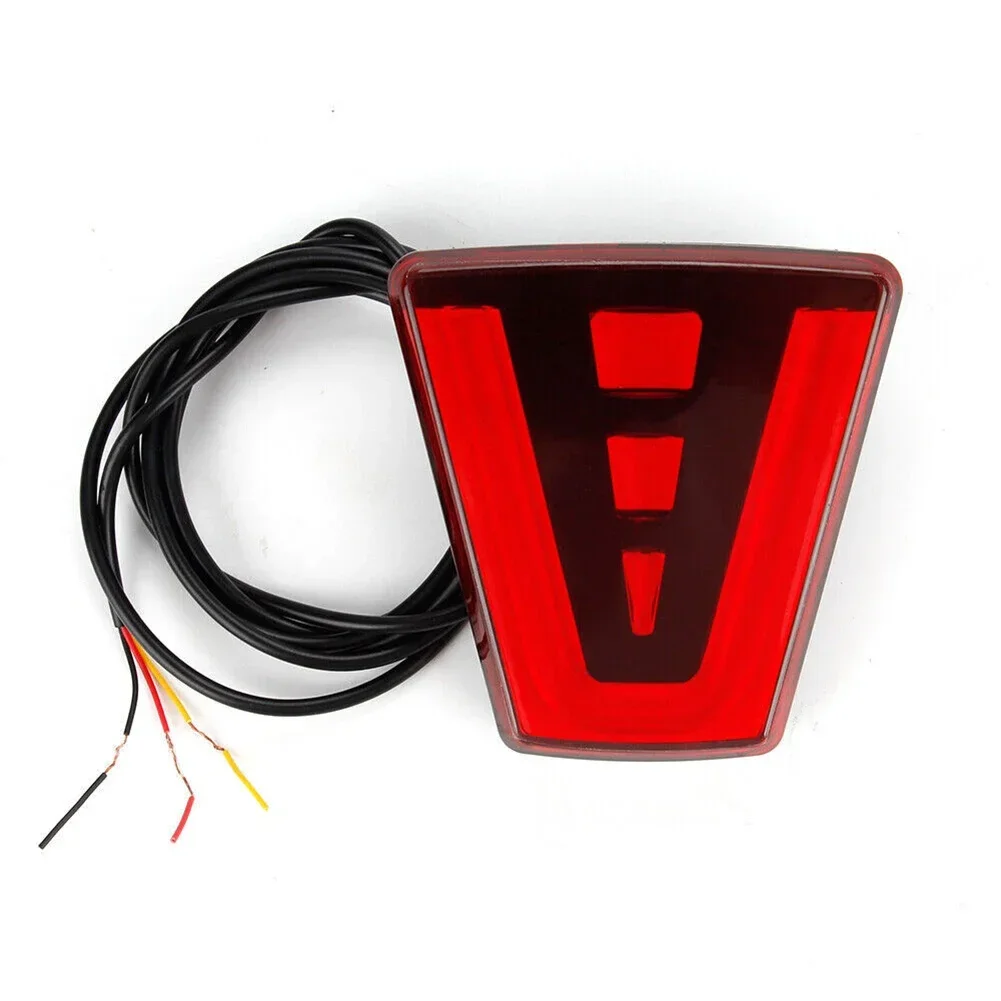 F1 Style Tail Third Brake Lamp Red LED Rear Brake Light Warning Stop Lamp Universal DRL Fog Light For JDM BBA