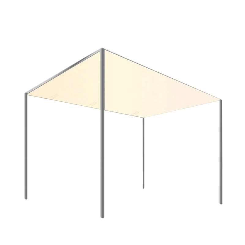 

Hot Canopy Top Cover 300D Canvas Waterproof Awning Gazebo Cover Tent Roof Outdoor Garden Wind Shade For Backyard