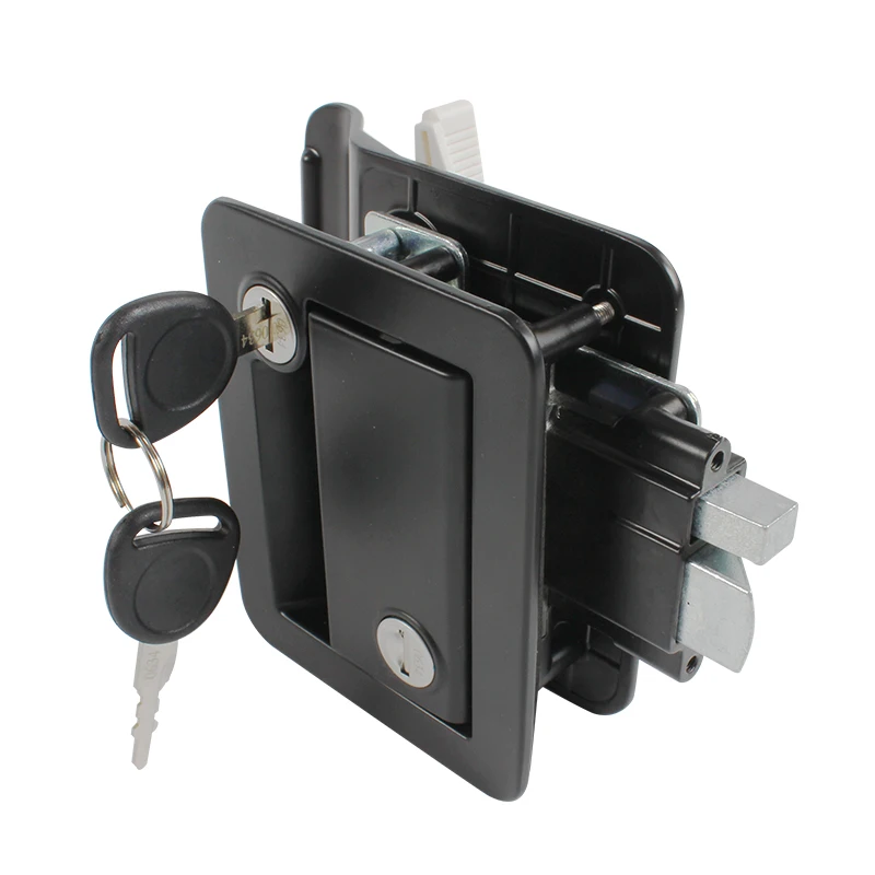 Zinc Alloy RV Security Key Lock Cylinders Door Lock Inside And Outside Double Open Door Lock For Camper Trailer Rv Caravan