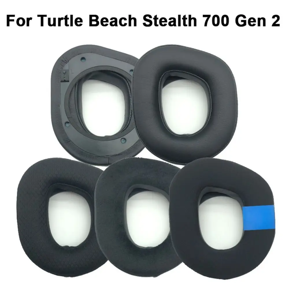 1Pair Protein Ear Pads Earpads Headset Replacement Ear Cushion Headphone Earmuff for Turtle Beach Stealth 700 Gen 2