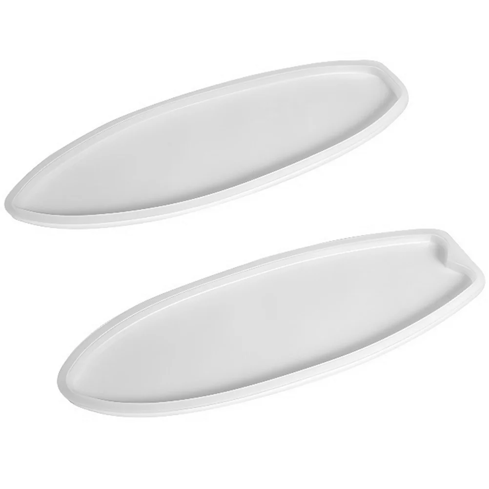 

2pcs Silicone Epoxy Resin Diy Crafts Mold Surfboard Shape Coaster Jewelry Casting Reusable DIY Crafts Mold Practical
