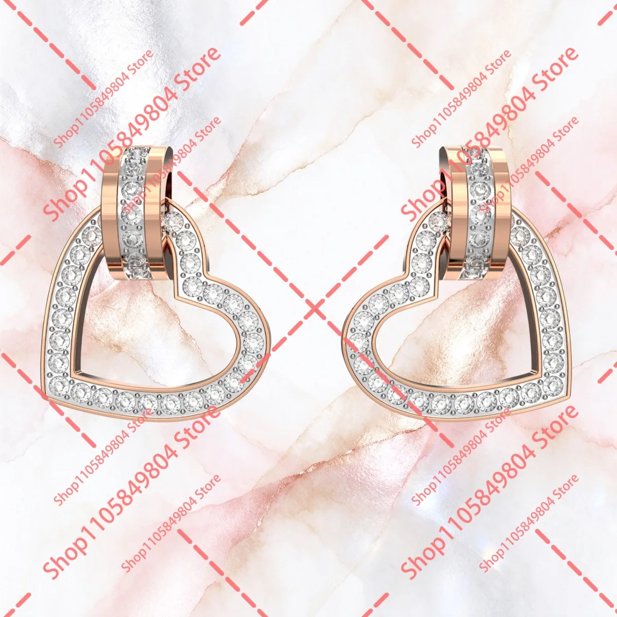 New Romantic Infinity‑Heart Jewelry Collection for Women, Matching Necklace Earrings Bracelet Set for Celebration & Daily Wear