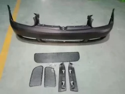 Body Kit Front Bumper Grill Assembly for Volkswagen vw Golf 4 Modified to GTI R32 Style Kit Car Accessories