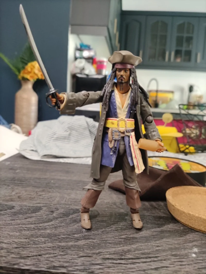 16 cm große Filmfiguren aus dem Film „Fluch der Karibik“, Jack Sparrow Actionfigur, bewegliches Modell, Anime-Sammlung, Spielzeug, Weihnachtsgeschenke – Detail 19