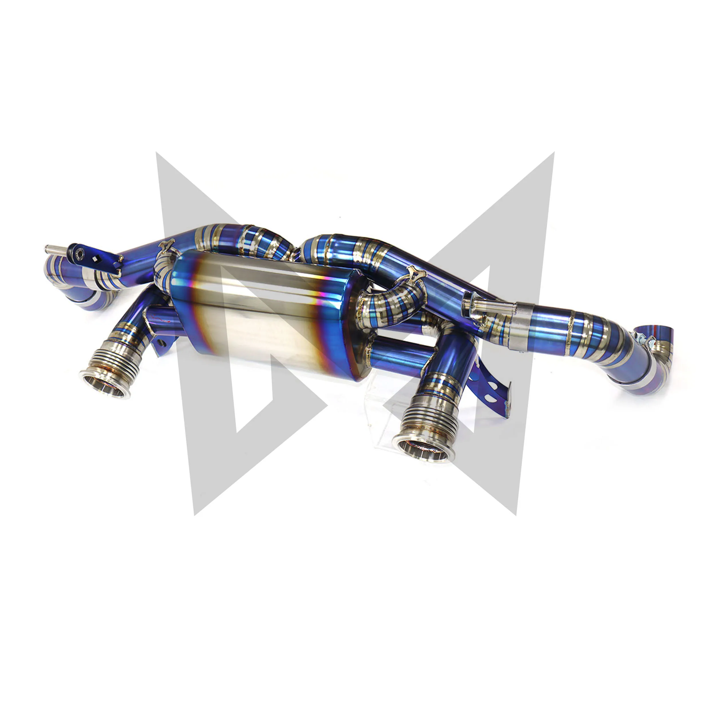 Catback di scarico per Audi R8 V10 5.2L |   Saldatura TIG bifacciale per tubi Ti |   Valvola remota senza fili |   Vestibilità esatta per il Mod fai da te