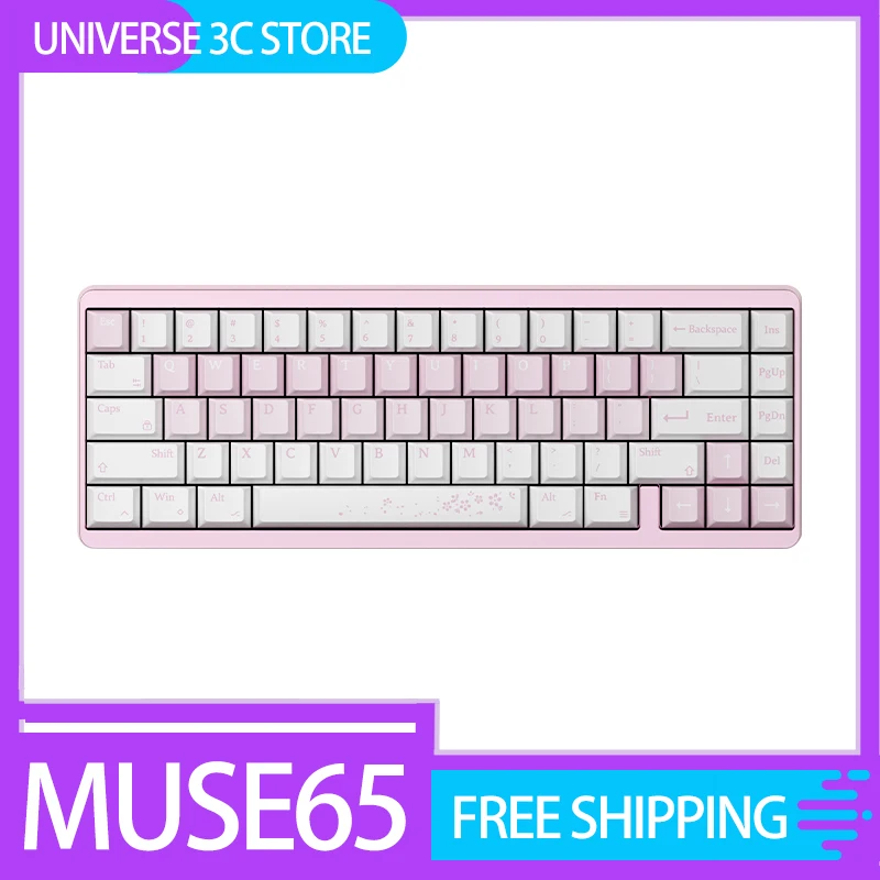 Varmilo Muse65 Mechanical Keyboard Wired Magnetic Switch Rgb Aluminum Alloy Housing Customized Ergonomics Accessories For Office