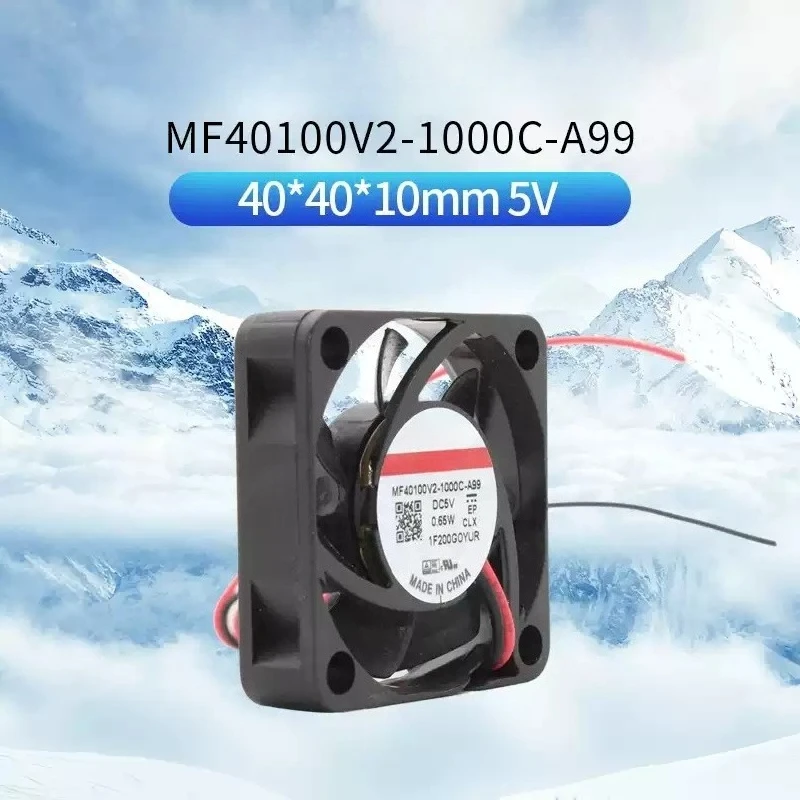 2PCS Maglev Silent Cooling Fan For SUNON MF40100V2‑1000C‑A99 4010 4CM 5V