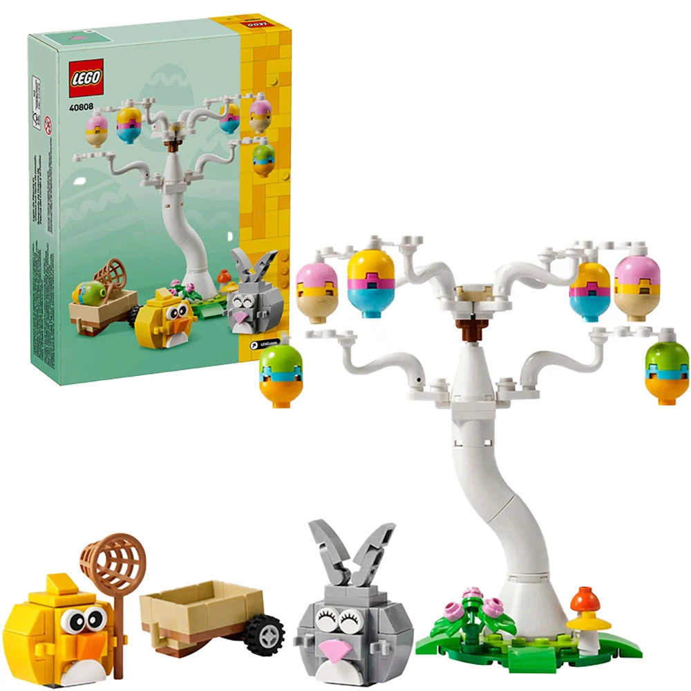 

Lego bricks Easter egg hunting brick journey model decoration holiday gift children's puzzle block toy gift