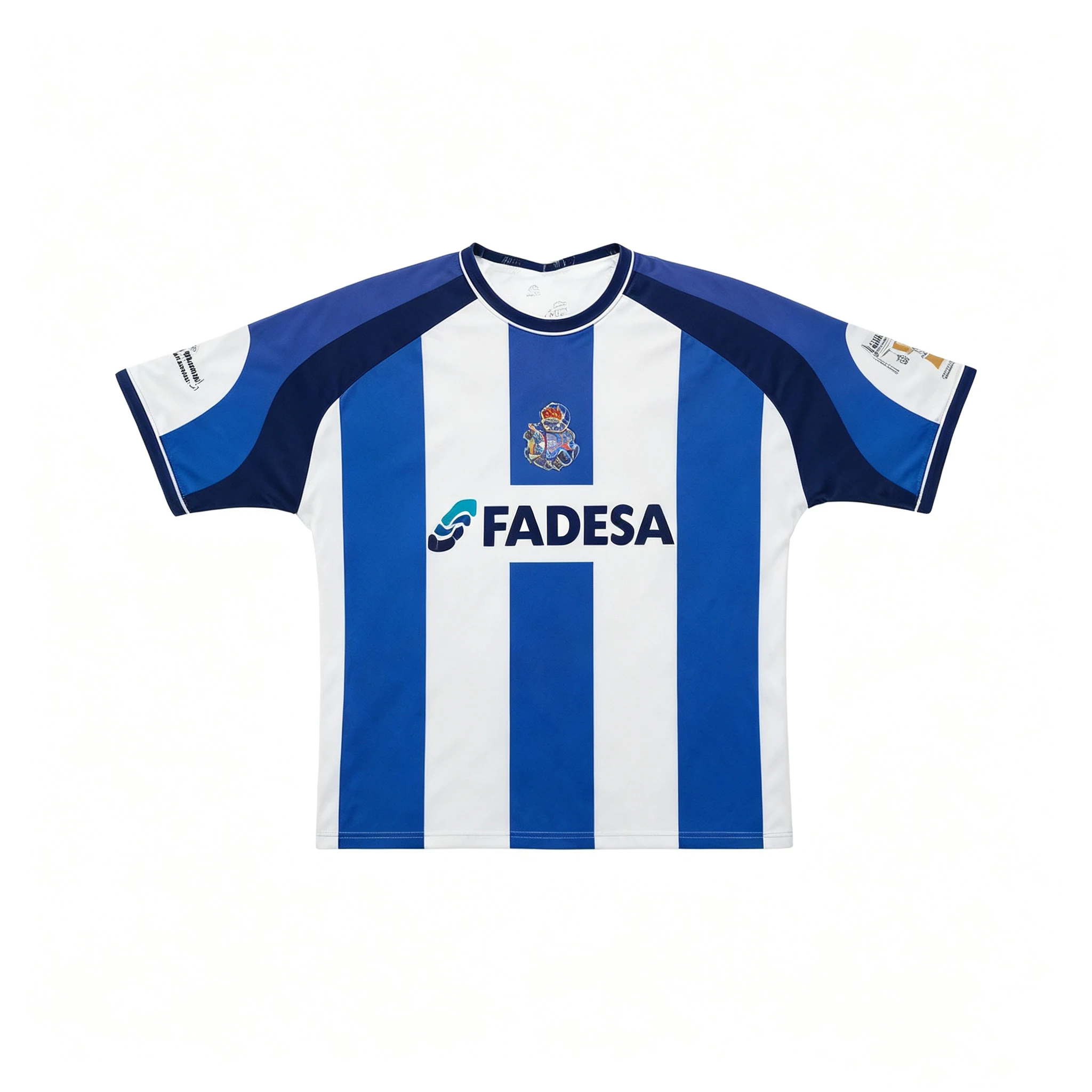 King's Cup Finale, 2002 Centenariazo Fußballspiel, Trainingsfußball, Eltern-Kind-Outfit, Deportivo La Coruña Trikot – Detail 3
