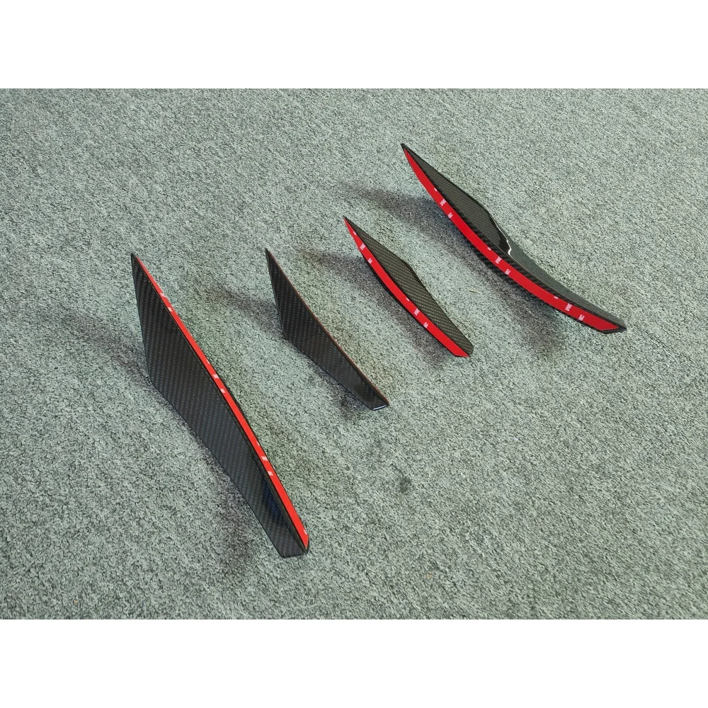 Speed New PRO Style Dry Carbon Fiber Front Bumper Canard Canard Spoiler Suitable for McLaren GT
