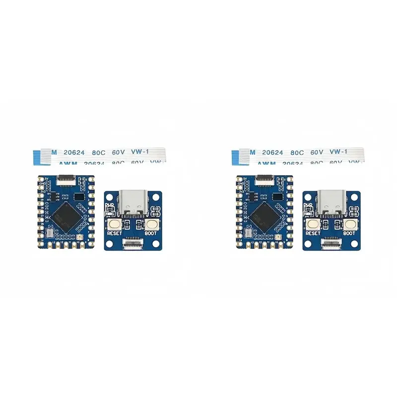 B29C-2X RP2040-Tiny Kit Development Board Module For RP2040 ZERO Raspberry Pi PICO USB Type C Interface 264KB SRAM 2MB Flash