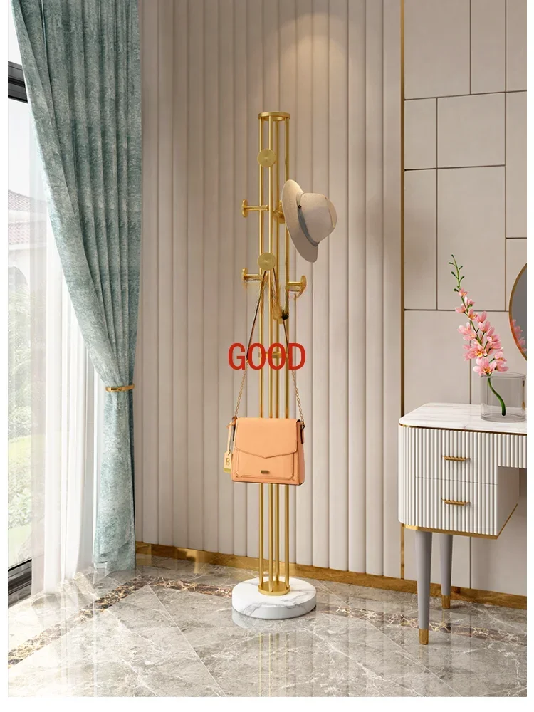 Modern Light Luxury Household Coat Rack Simple Marble Floor Clothes Rack Bedroom Corner Shelf household items