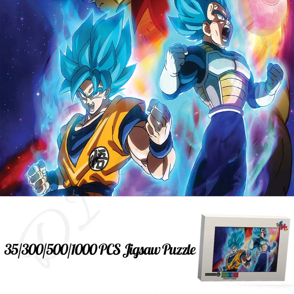 

Пазлы Goku and Gohan с аниме «Драконий жемчуг», 35, 300, 500, 1000 шт., деревянная коробка, пазлы для детей, игрушки для декомпрессии