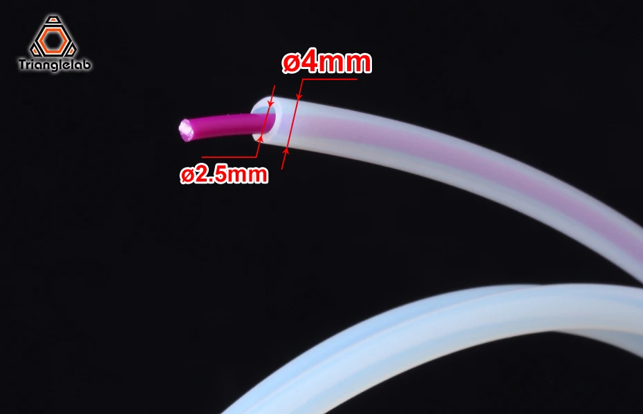 Trianglelab PTFE Plus Spezieller Reverse-Bowden-Schlauch ID2,5mm OD4mm für 1,75mm ERCF Mmu – Detail 5