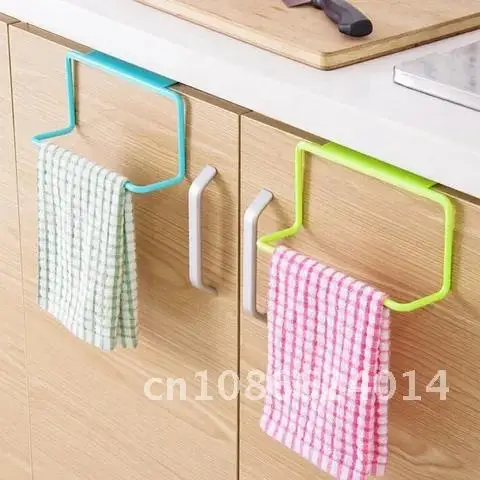 

New Portable Kitchen Cabinet Over Door Hanging Towel Rack Holder Bathroom Hanger 1Pc