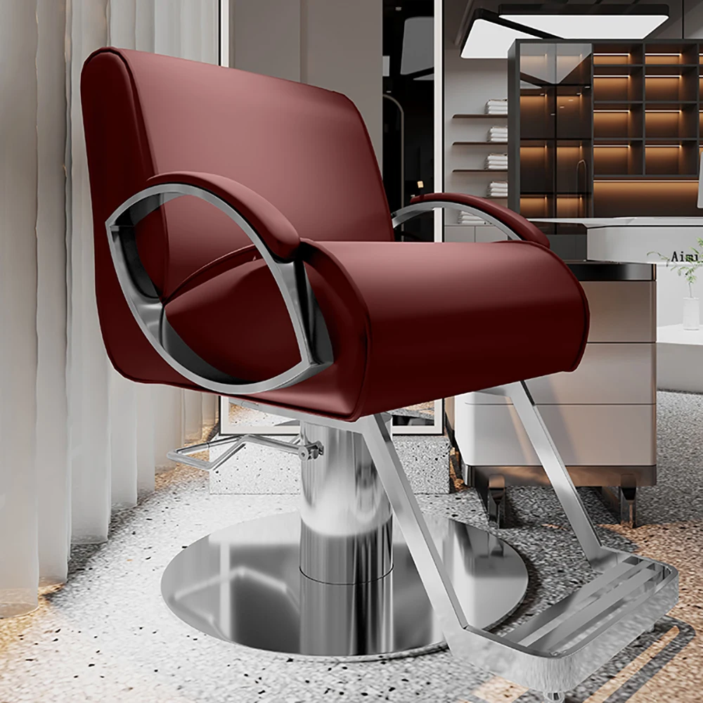 Modern Trendy Barber Chair Luxury Comfortable Fashion Elastic Salon Chair Stylist Ergonomic Cadeira De Barbeiro Salon Chair