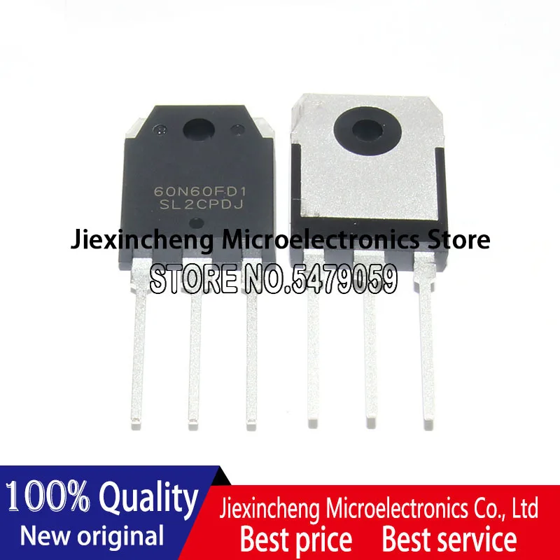 10PCS SGT60N60FD1PN 60N60FD1 TO-3P 600V 60A IGBT Nouveau original