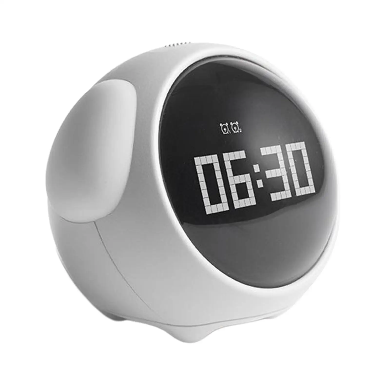Toddlers Children Clock with Facial Expressions, Voice Control Night Light,