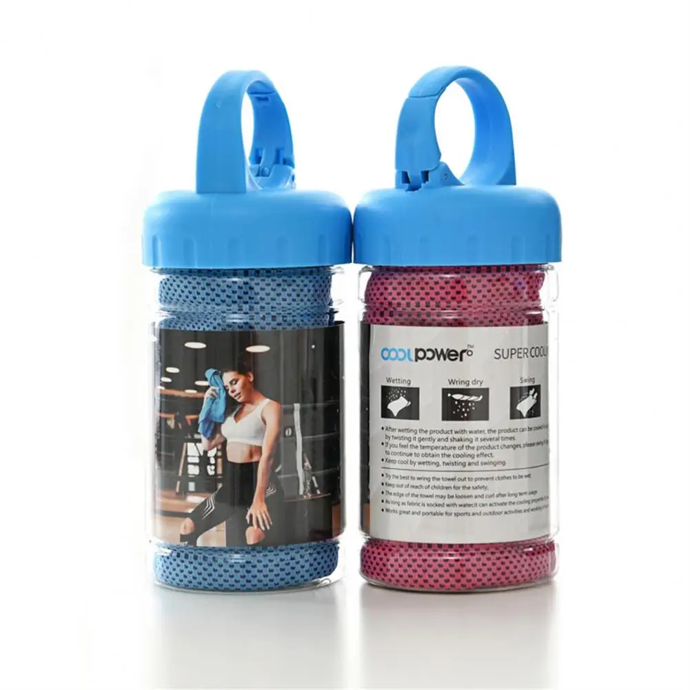 Cold Towel Great Compact Cooling Towel Summer Outdoor Multipurpose Cold Washcloth for Dorm