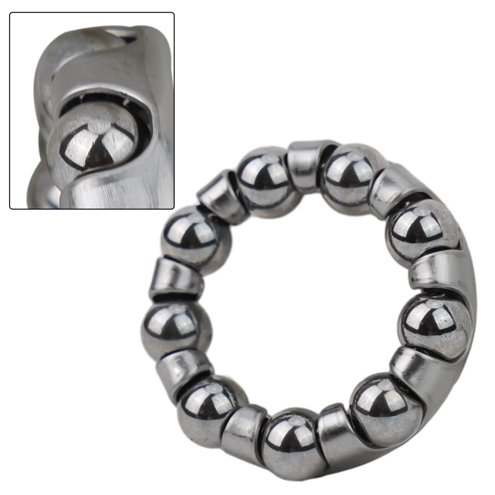 2 Stainless Steel Bicycle Bowls Set - close-up view